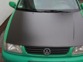 Foliendesign Barnim Vollverklebung VW Polo grn - Carbon Look Motorhaube
