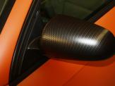 Foliendesign Barnim Vollverklebung Audi A4 B7 Avant orange Carbon Loog Trgriffe