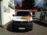 Foliendesign Kleemann Bau VW T5 Autowerbung