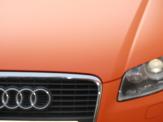 Foliendesign Barnim Vollverklebung Audi A4 B7 Avant orange Carbon Loog Trgriffe