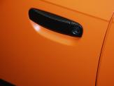 Foliendesign Barnim Vollverklebung Audi A4 B7 Avant orange Carbon Loog Trgriffe