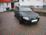 Foliendesign Barnim Vollverklebung Audi A4 B7 Avant schwarz matt