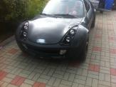 Foliendesign Barnim Vollverklebung Creative Design Smart Roadster schwarz matt