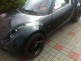 Foliendesign Barnim Vollverklebung Creative Design Smart Roadster schwarz matt