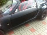 Foliendesign Barnim Vollverklebung Creative Design Smart Roadster schwarz matt