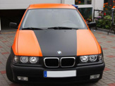 foliendesign vollverklebung 3er bmw compact schwarz orange matt 01