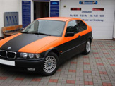 foliendesign vollverklebung 3er bmw compact schwarz orange matt 02