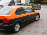 foliendesign vollverklebung 3er bmw compact schwarz orange matt 06