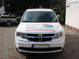 foliendesign vollverklebung dodge journey schwarz weiss handwerk 05