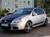 foliendesign vollverklebung golf 5 iv gti schwarz silber 03