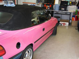 foliendesign vollverklebung opel astra pink 04