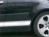 vollverklebung audi a3 design schwarz weiss 07