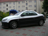 vollverklebung design peugeot 206 schwarz 01