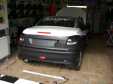 vollverklebung design peugeot 206 schwarz 06