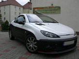 vollverklebung design peugeot 206 schwarz 07