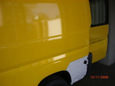 vollverklebung peugeot boxer dhl gelb autohaus hoeser 04